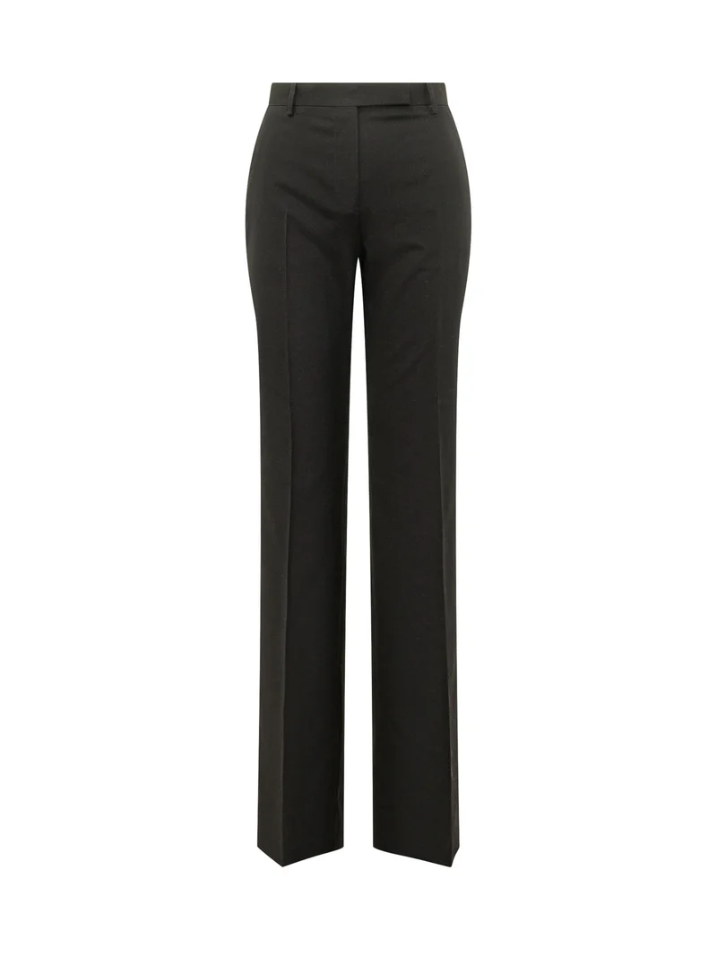 Pantaloni Dritti con Piega