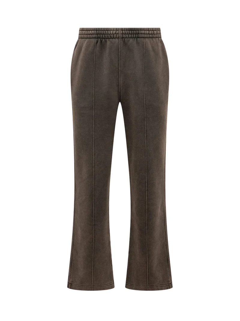 Pantaloni con Vita Elasticizzata e Gamba Dritta