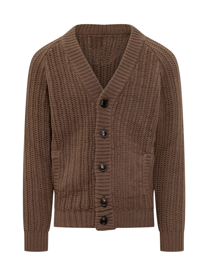Rakki Cardigan in Maglia a Coste
