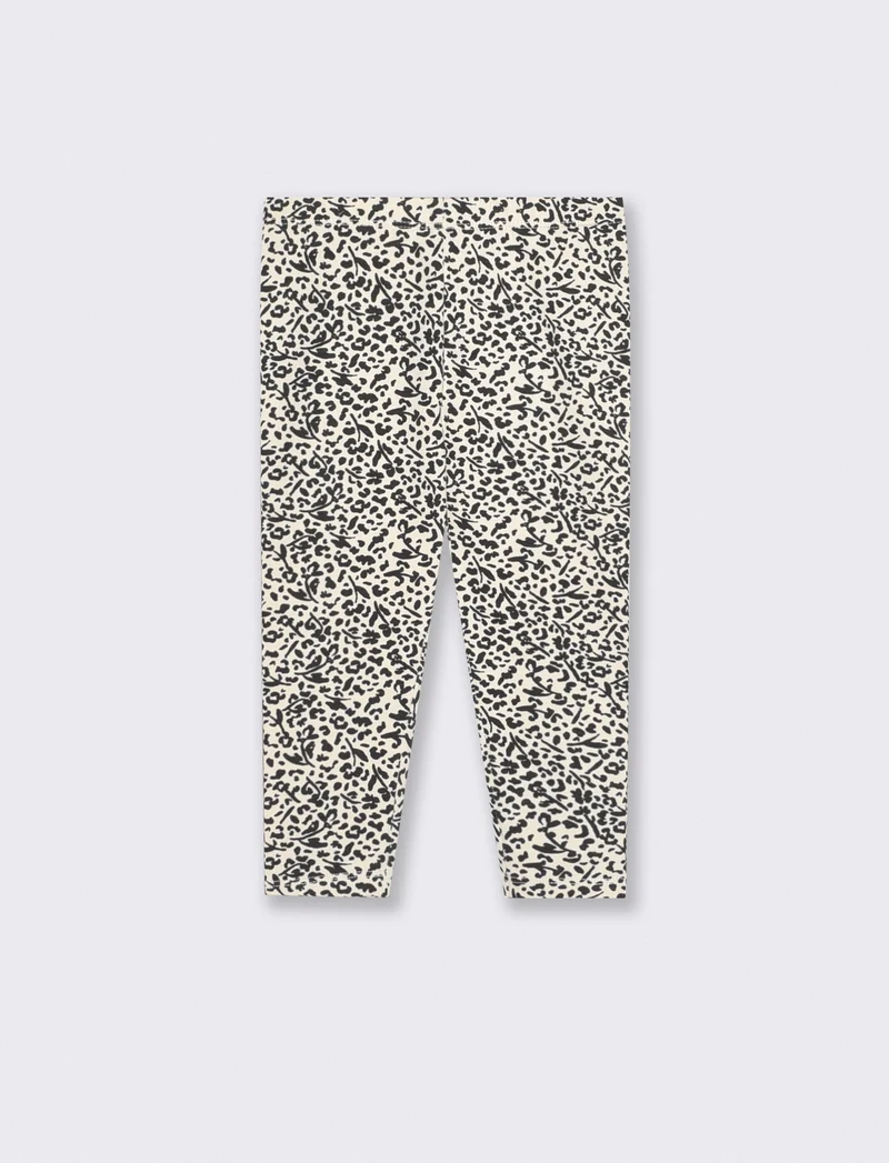 Leggings in cotone elasticizzato e fantasia - Fantasia