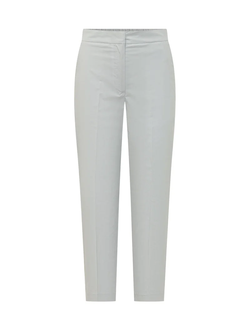 Pantaloni Dritti con Chiusura Frontale