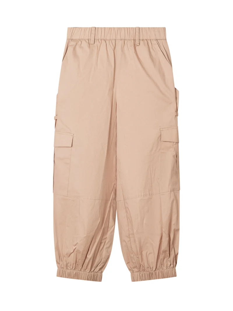 Pantaloni Cargo con Tasche Applicate