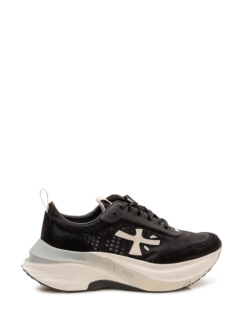 Sneakers Hill con Lacci e Logo Laterale