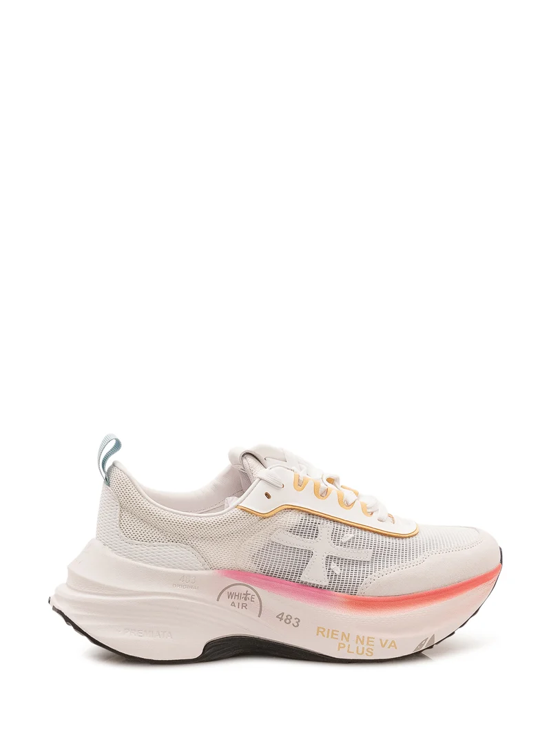 Sneakers Hill con Lacci e Logo Laterale