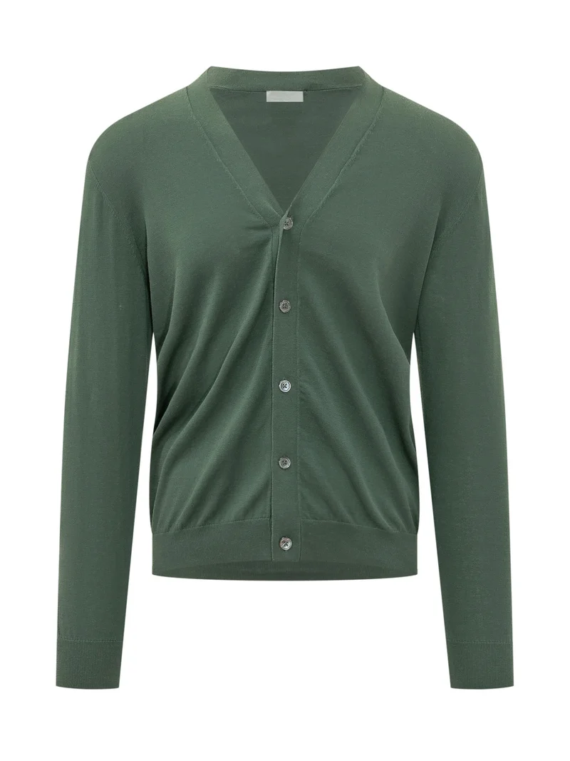 Cardigan Scollo a V Linea Morbida