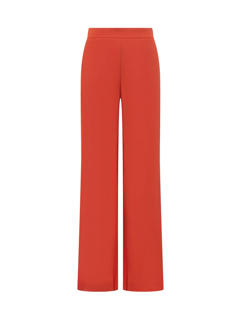Pantaloni Dritti a Vita Alta