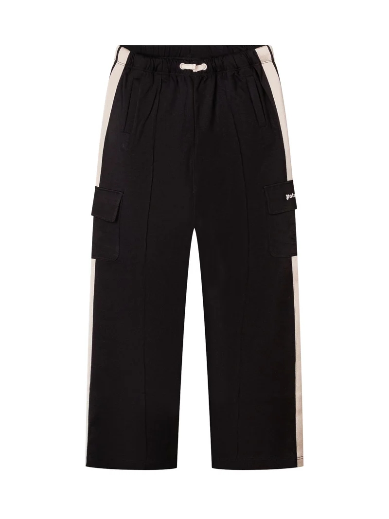Pantaloni Cargo Ampi con Bande Laterali