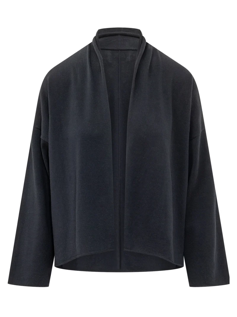 Cardigan Aperto a Maniche Lunghe
