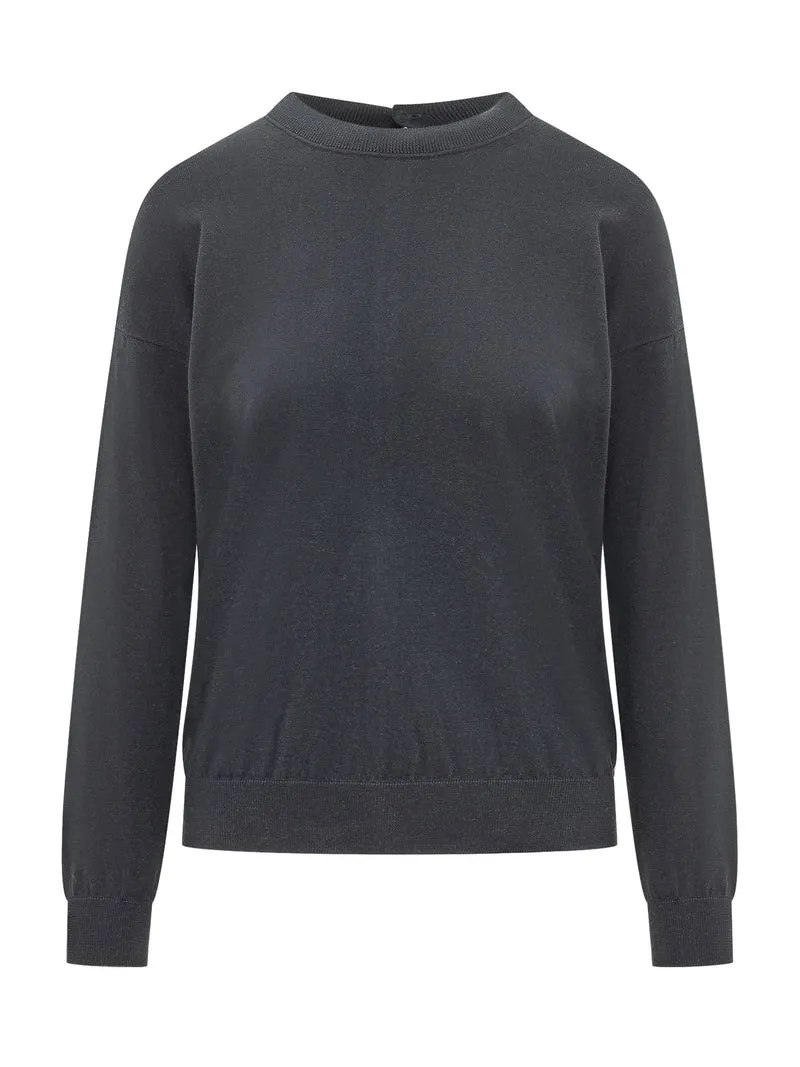 Maglia Girocollo a Maniche Lunghe