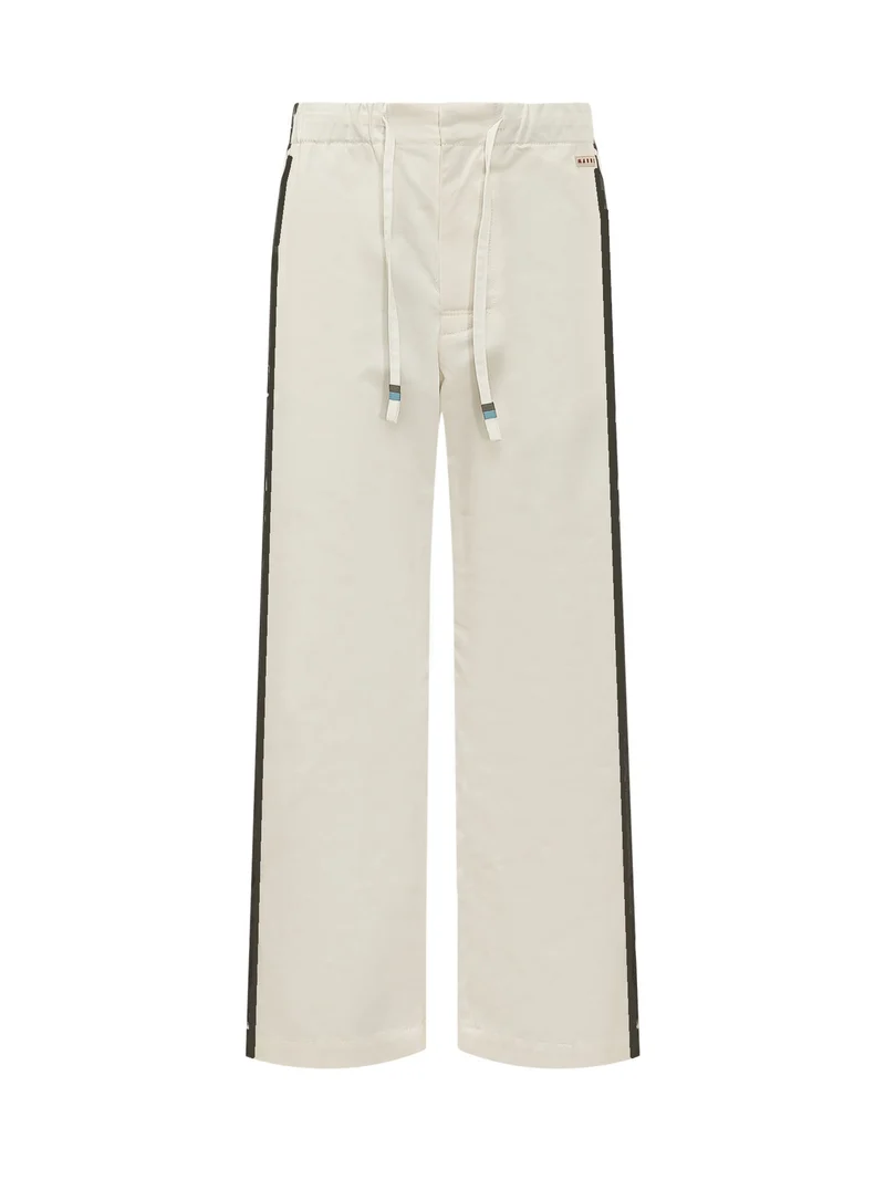 Pantaloni Ampi con Bande Laterali