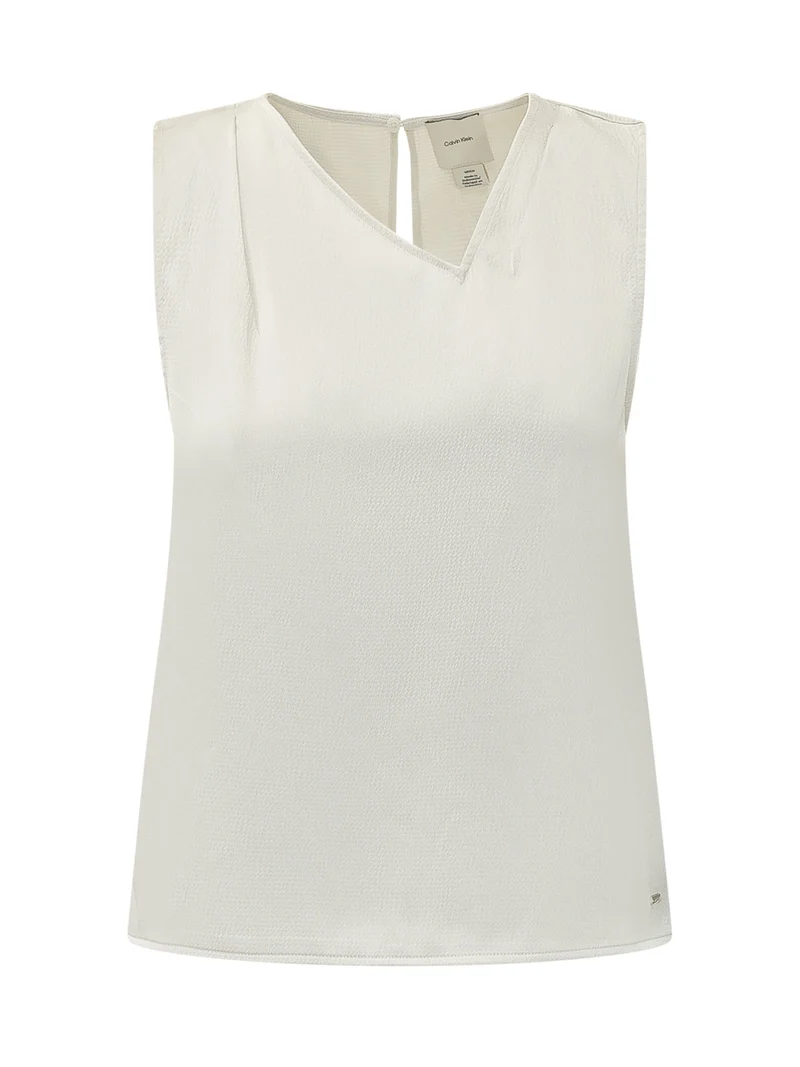 Top Senza Maniche Drappeggiato