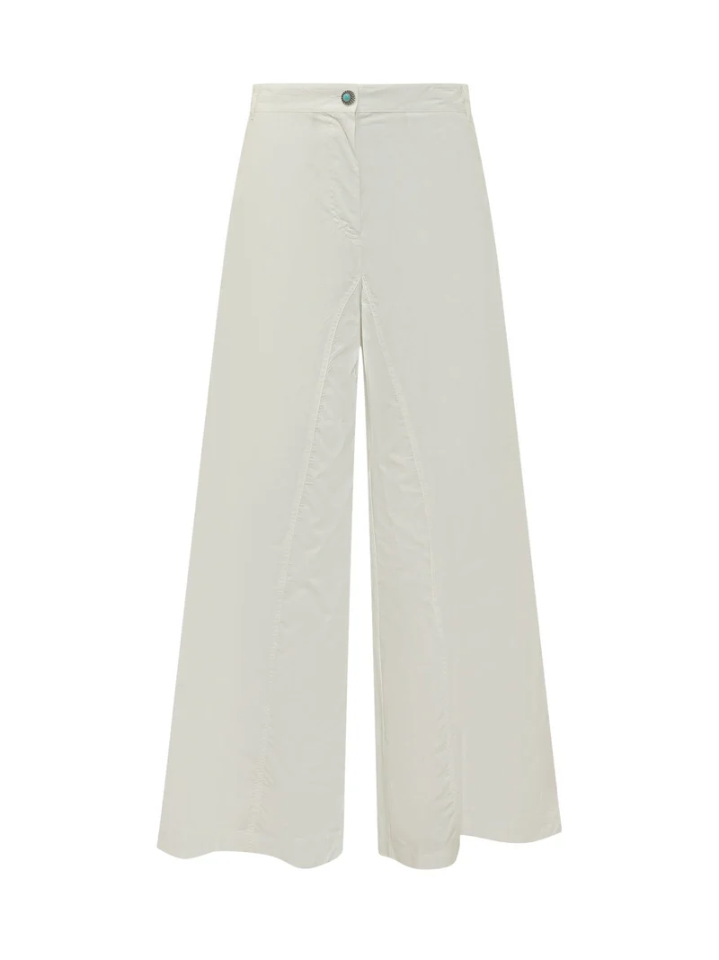 Pantaloni Canelli a Gamba Ampia
