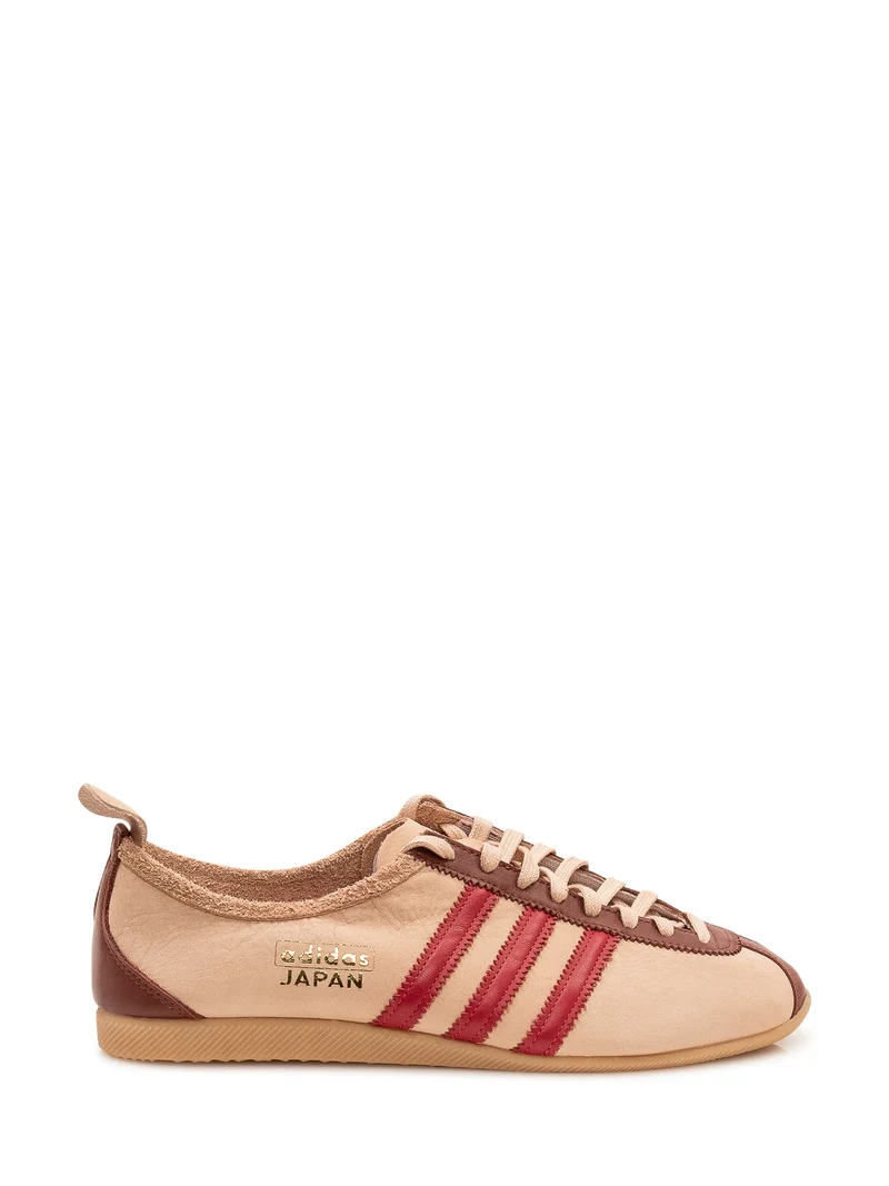 Sneakers Japan con Inserti a Contrasto e Lacci