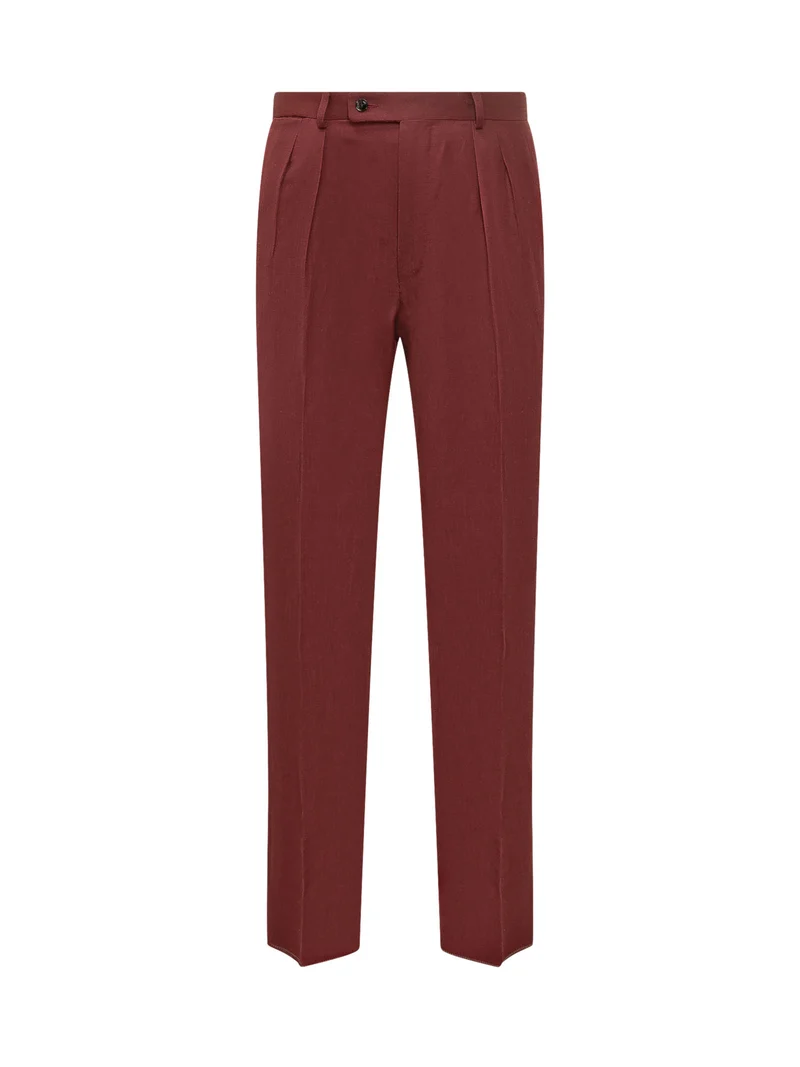 Pantaloni con Chiusura Frontale con Bottone