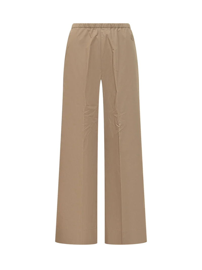 Pantalone Dritto con Vita Elasticizzata