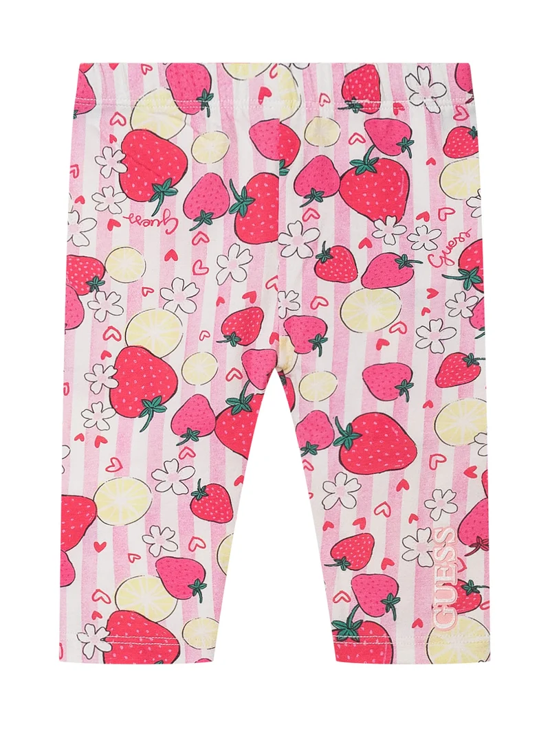 Leggings Capri con Stampa Frutta