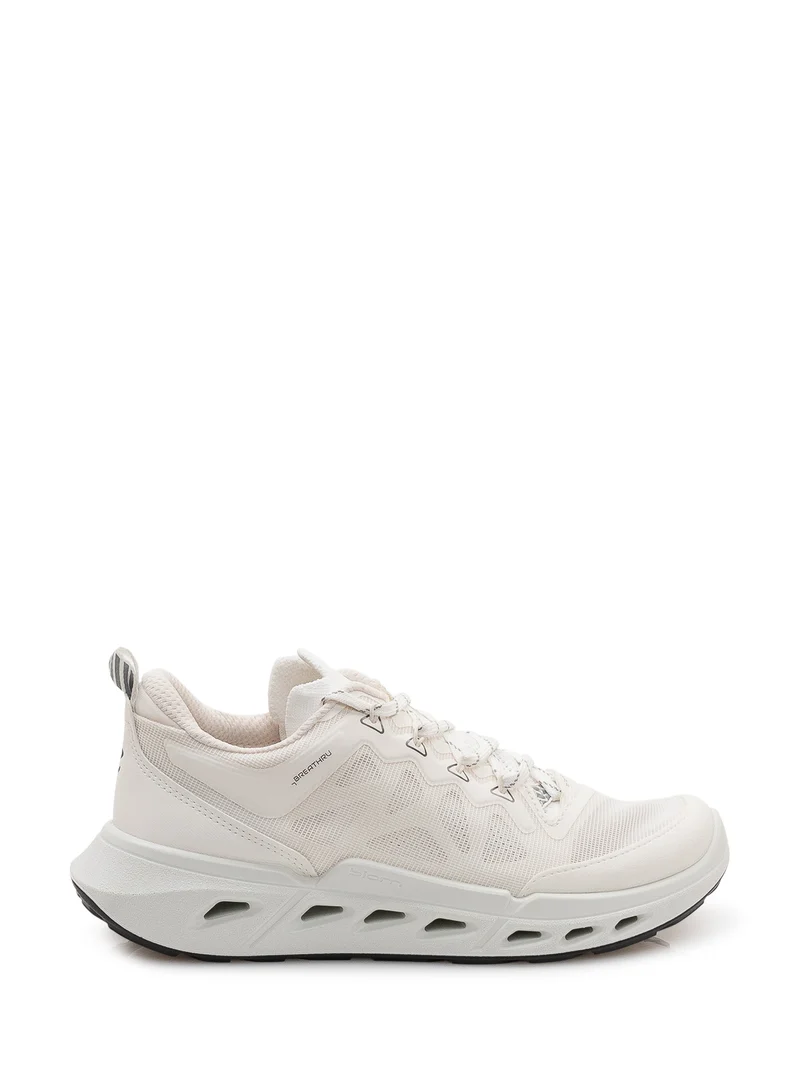 Sneakers Basse con Lacci e Inserto Traspirante