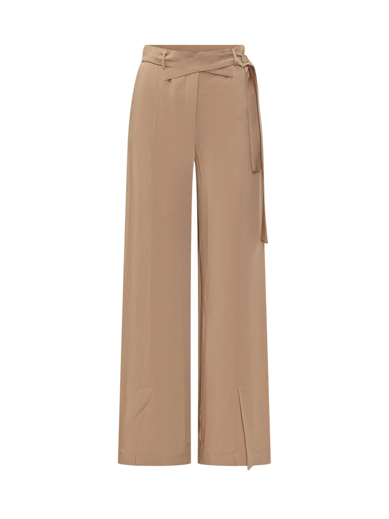 Pantalone con Cintura e Gamba Ampia