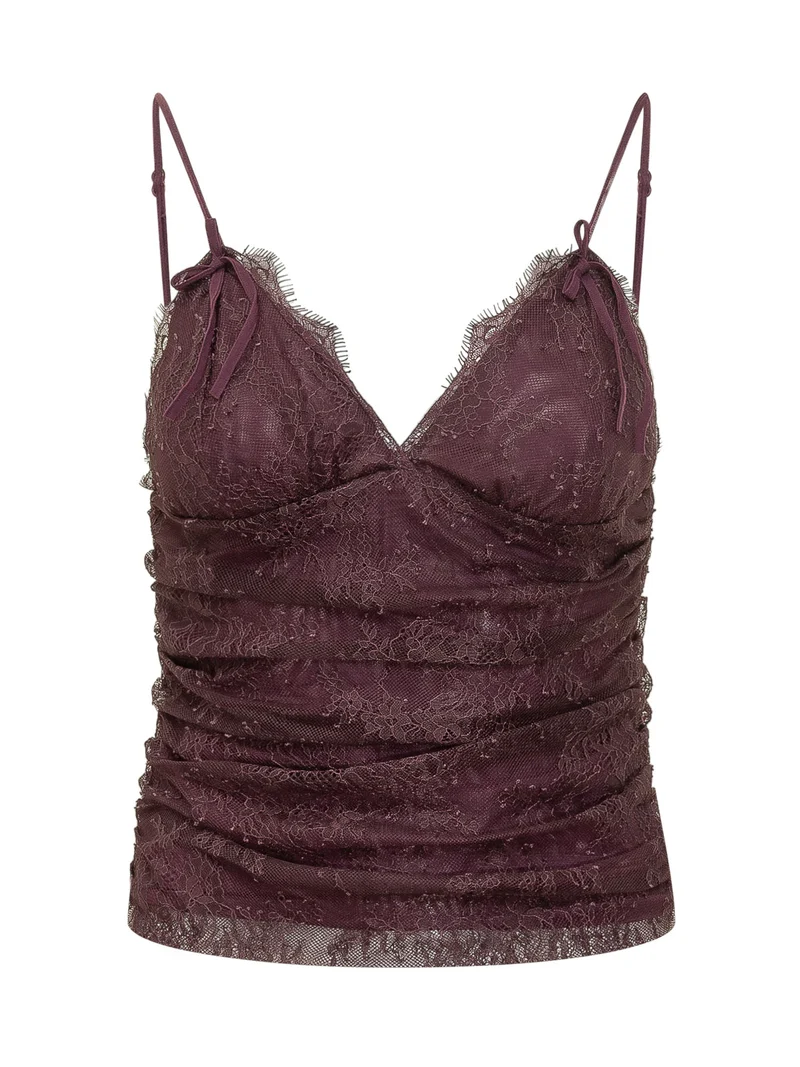 Top in Pizzo con Spalline