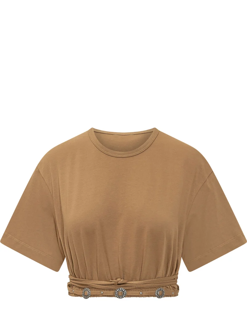 Maglia con Cintura in Vita