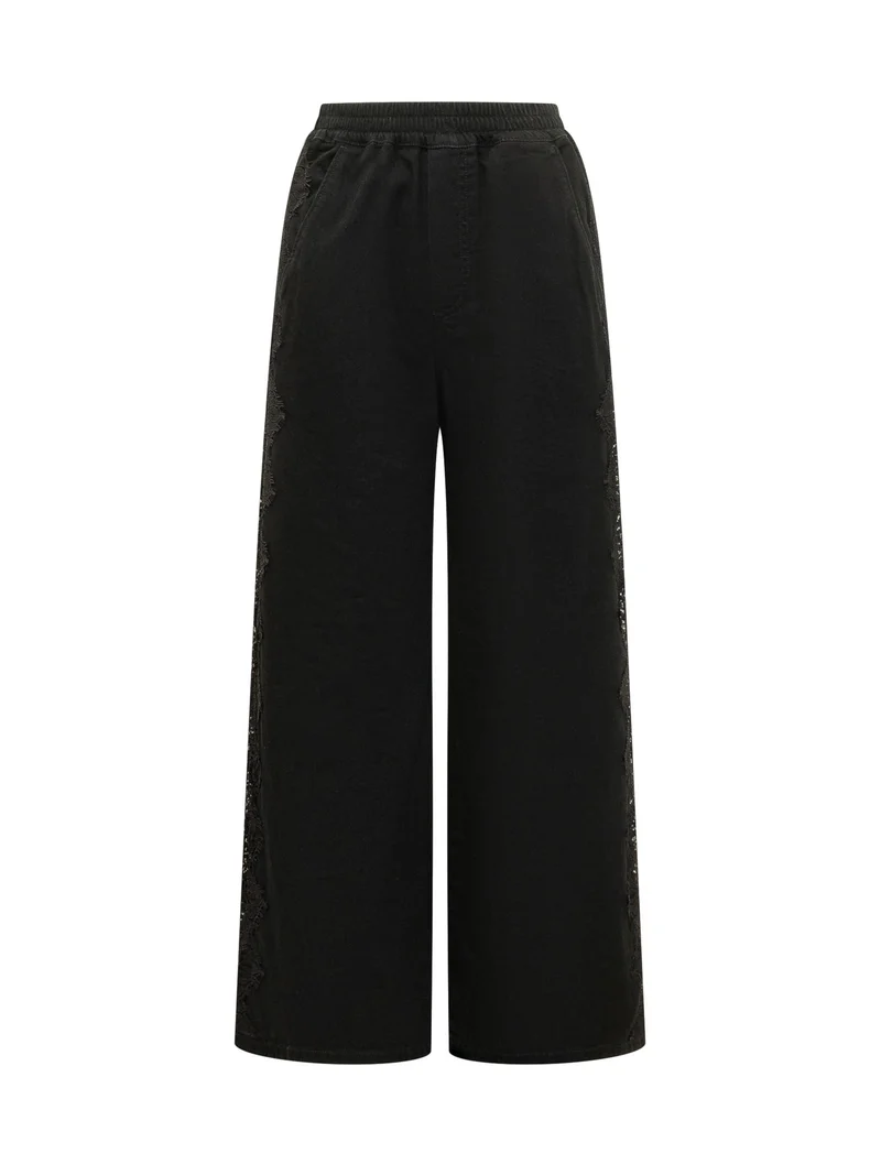 Pantaloni Ampi con Vita Elasticizzata