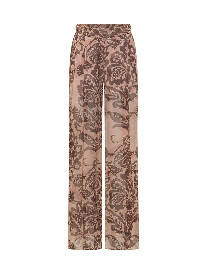 Pantalone ampio fantasia