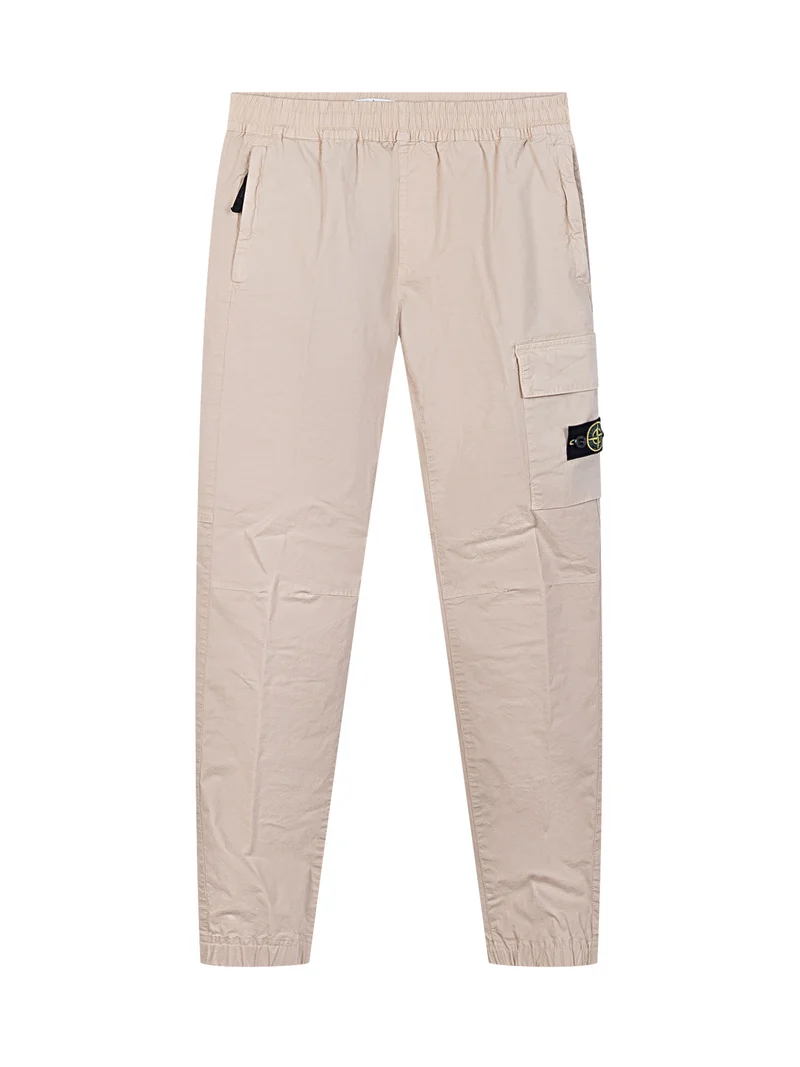 Pantaloni Cargo con Vita Elasticizzata