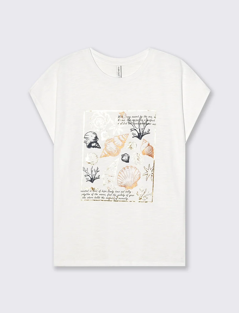 T-shirt manica corta con stampa - var 2
