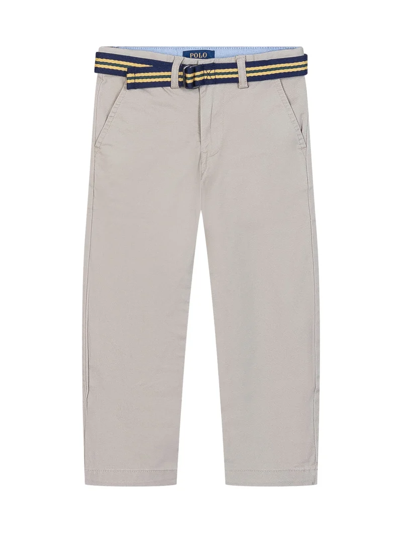 Pantaloni Chino in Cotone con Cintura