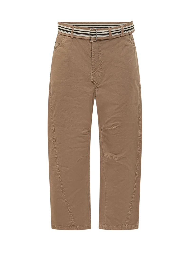 Pantaloni con Cintura e Tasche Sagomate