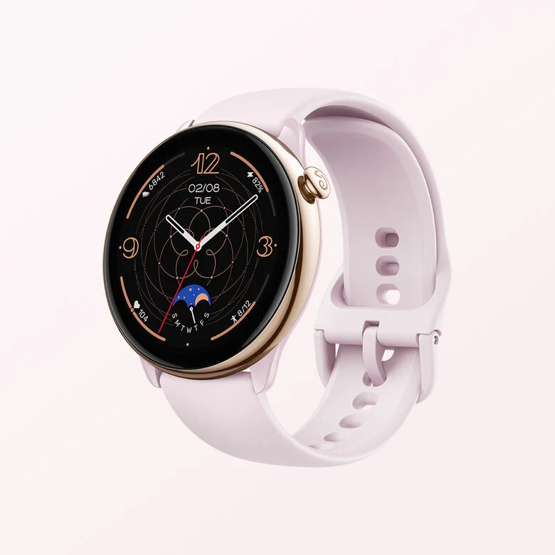 Amazfit GTR Mini 3,25 cm (1.28") AMOLED 42 mm Oro, Rosa GPS (satellitare)
