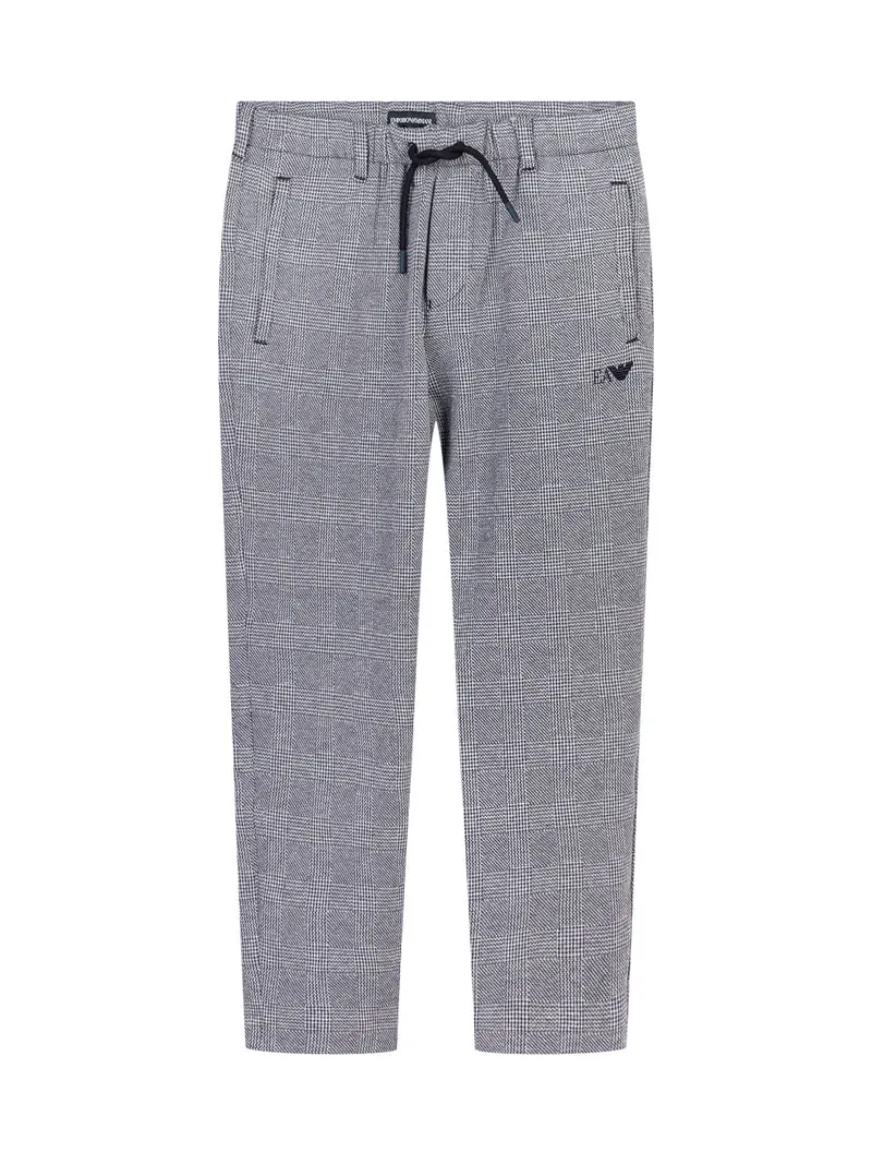 Emporio Armani Pantaloni a Quadri da Bambino
