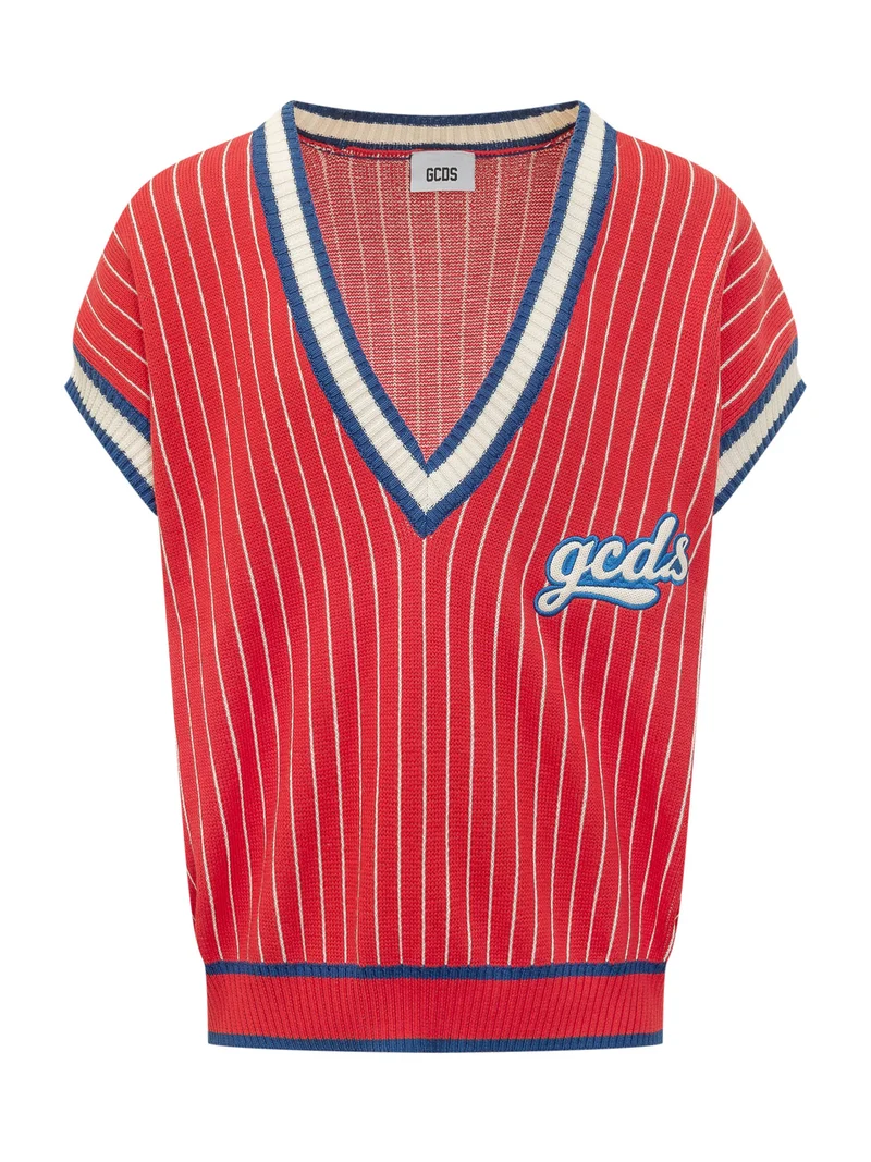 Maglia Senza Maniche con Scollo a V