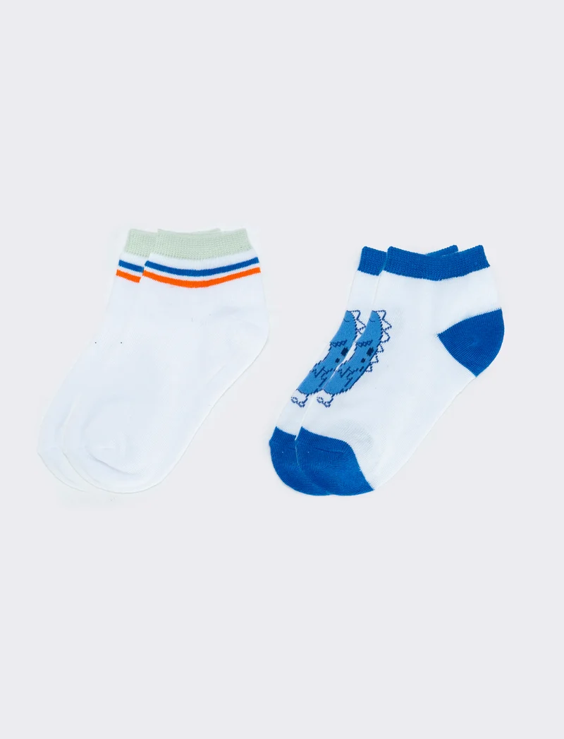 Calzini bipack con dinosauri per bambini - Blu