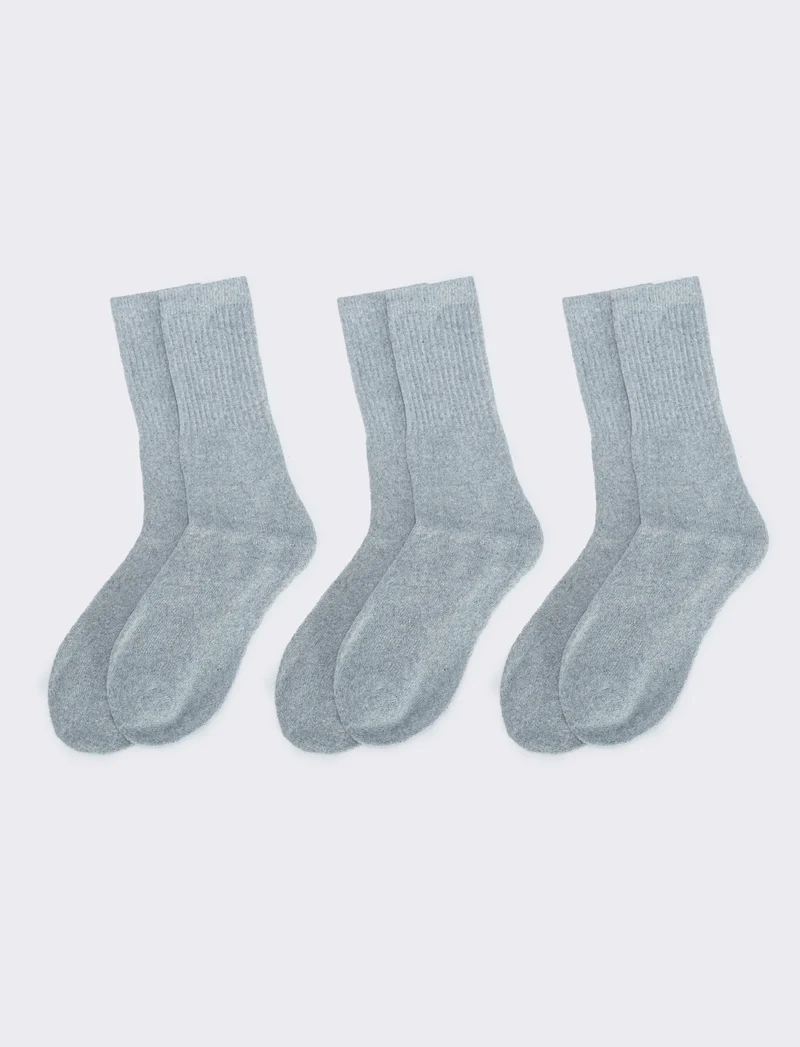 Set 3 paia calzini tennis uomo - Grigio