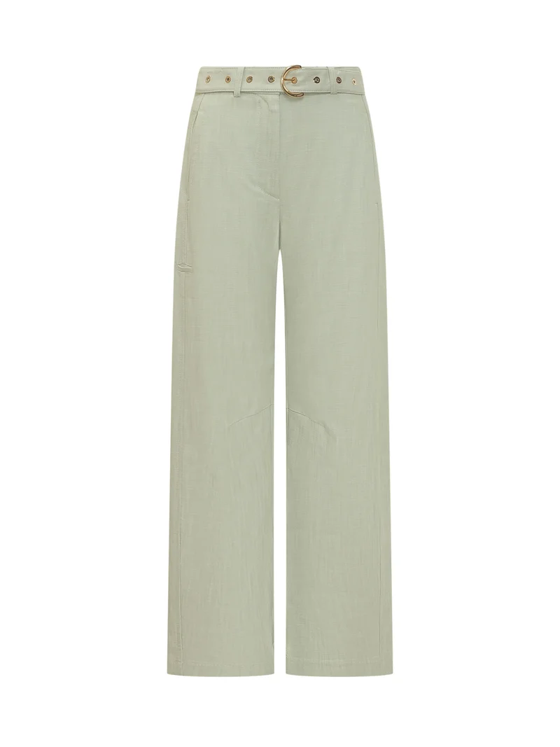 Pantalone Dritto con Cintura
