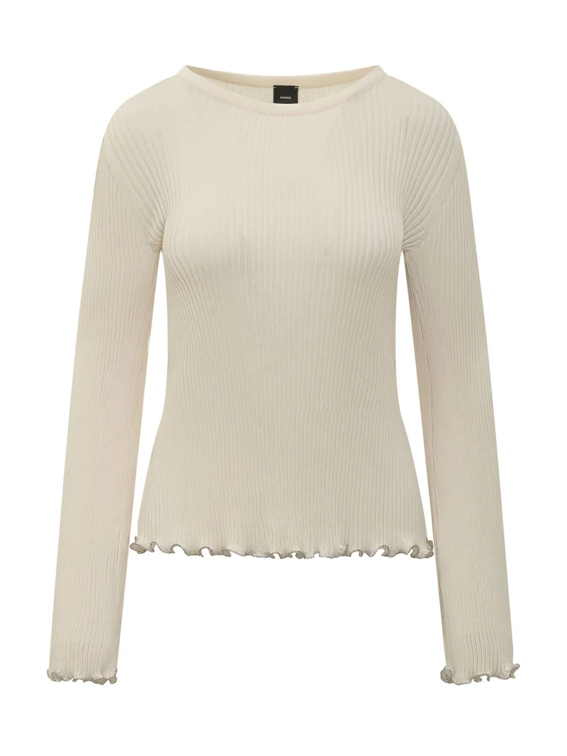 Maglia in Crepe a Costine