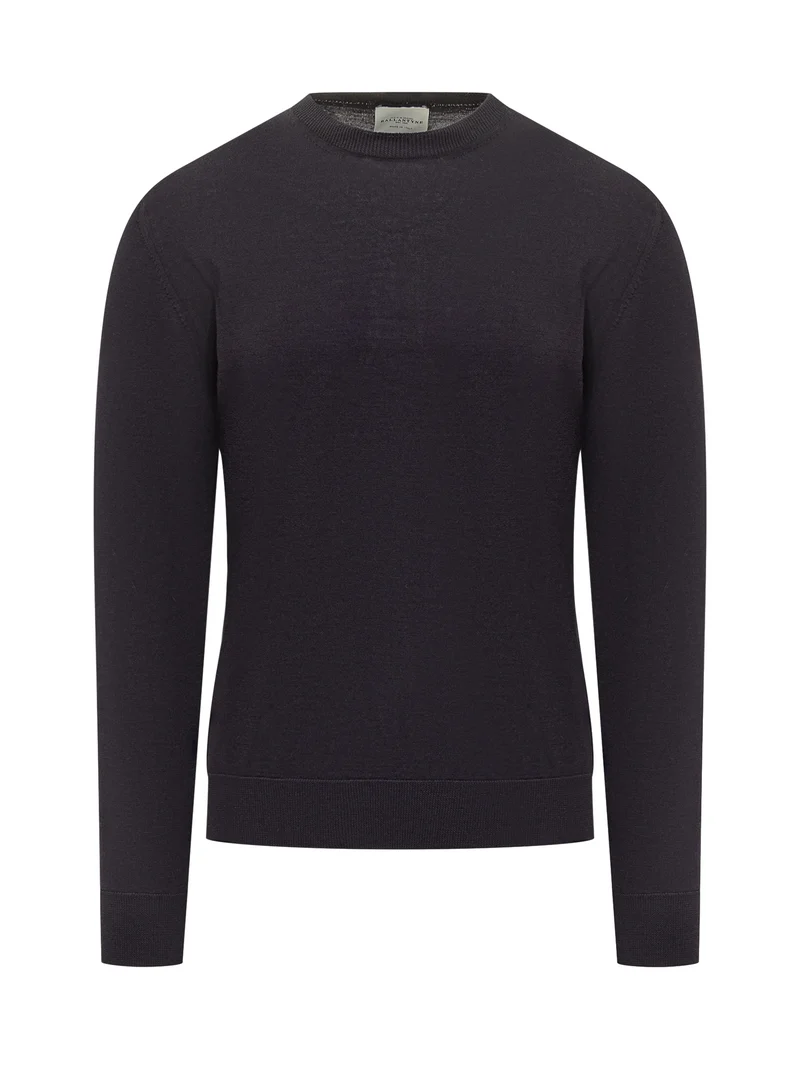 Maglione Ballantyne Nero in Lana a Girocollo