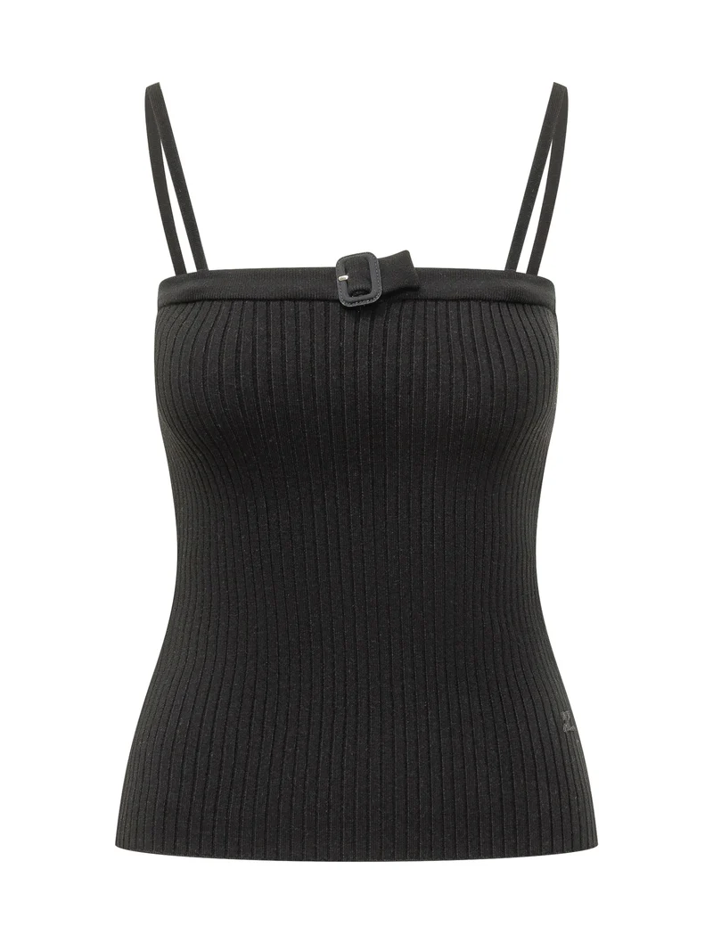 Top in Maglia Bucle