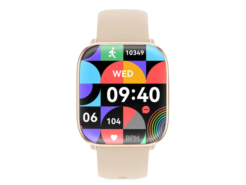 Smartwatch Trevi T-FIT 265 A Oro con Funzione Chiamata Wireless e Display AMOLED 1.75" IP67