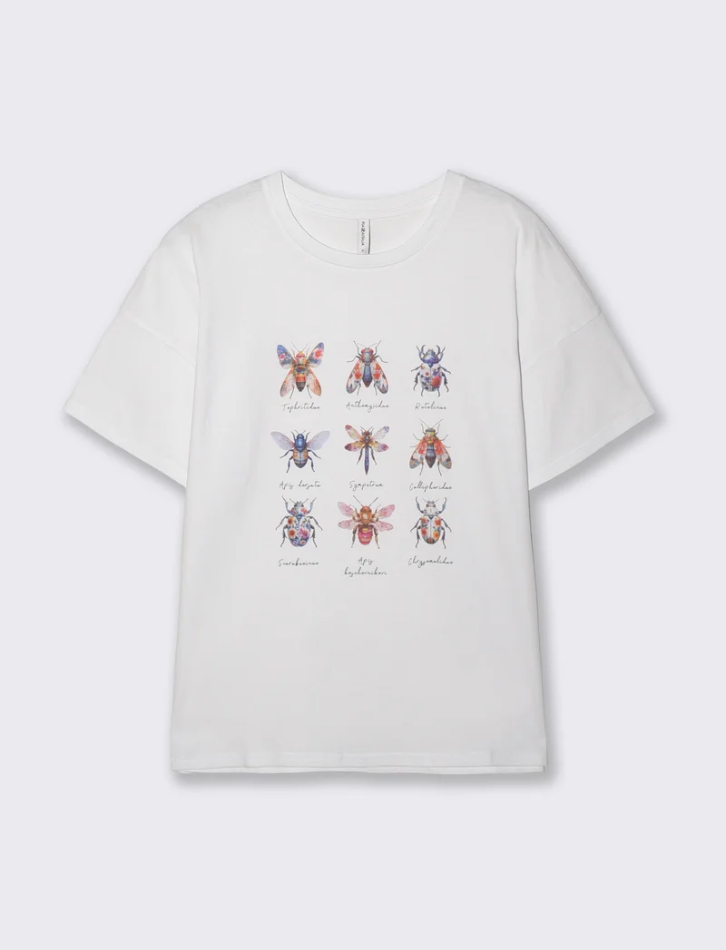 T-Shirt Manica Corta con Stampa - var 3