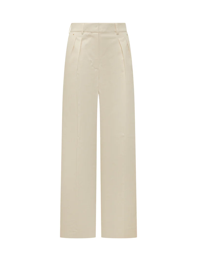Pantaloni Sartoriali a Gamba Larga