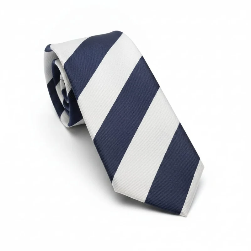 Cravatta fantasia 8cm per uomo elegante - Blu-panna