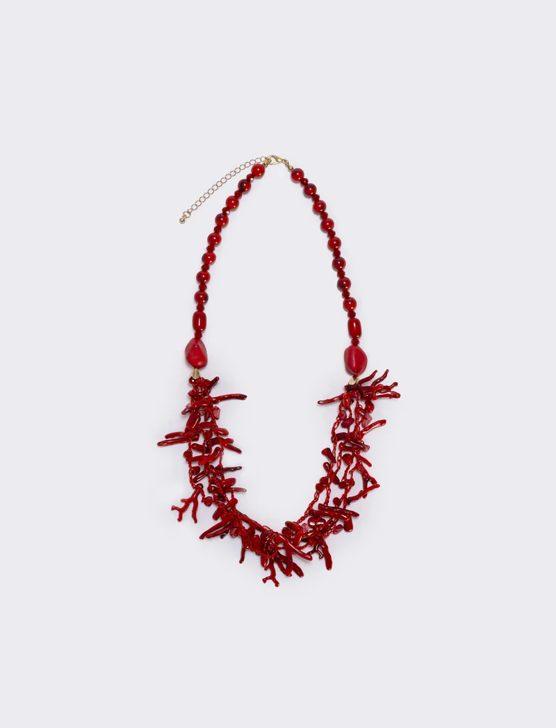 Collana Rami di Corallo - Rosso