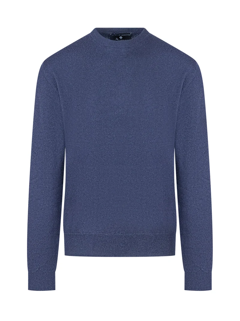 Filippo De Laurentiis Pullover Blu in Lana
