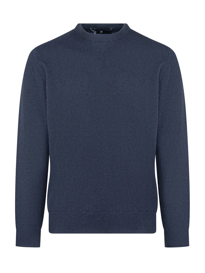 Filippo De Laurentiis Pullover Blu Navy in Lana