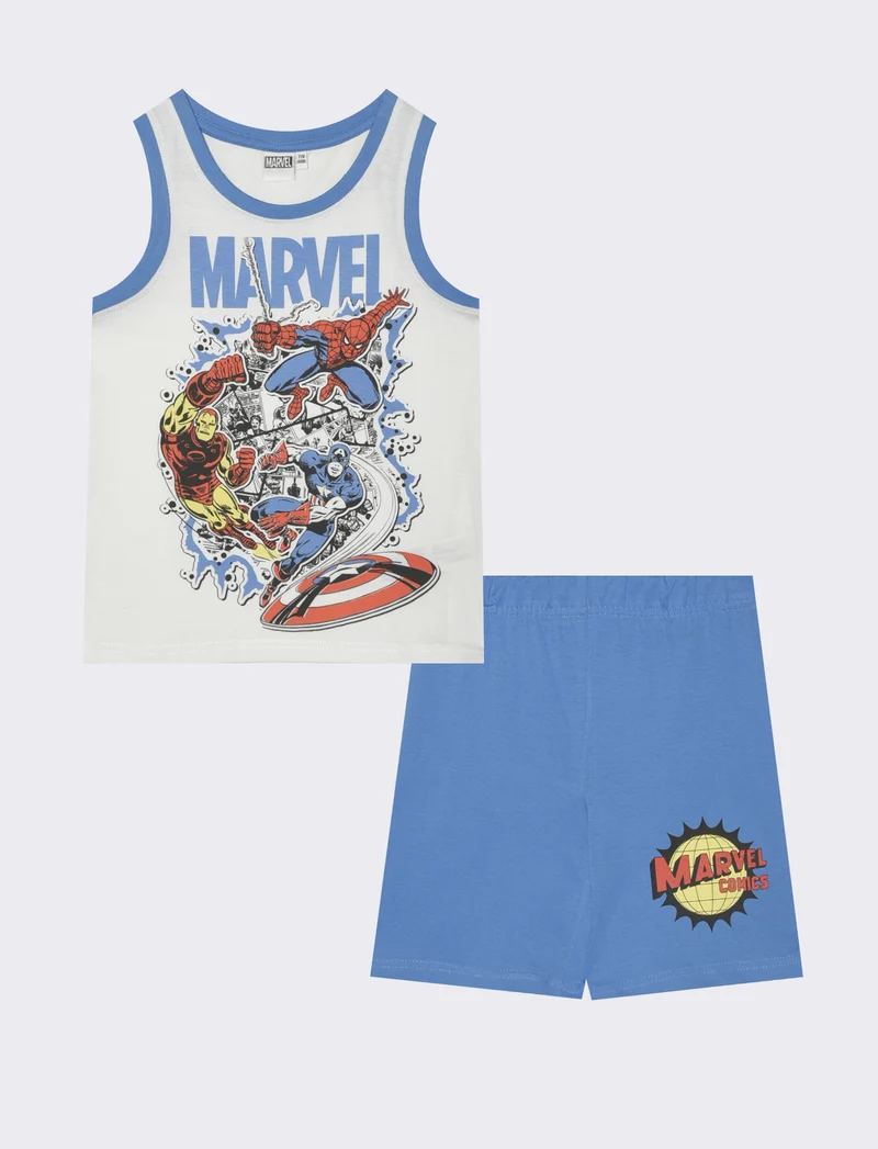 Completo Marvel per piccoli fan attivi - Bianco