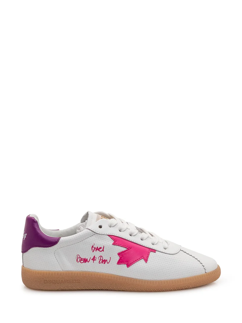 Sneakers con Lacci e Inserti a Contrasto