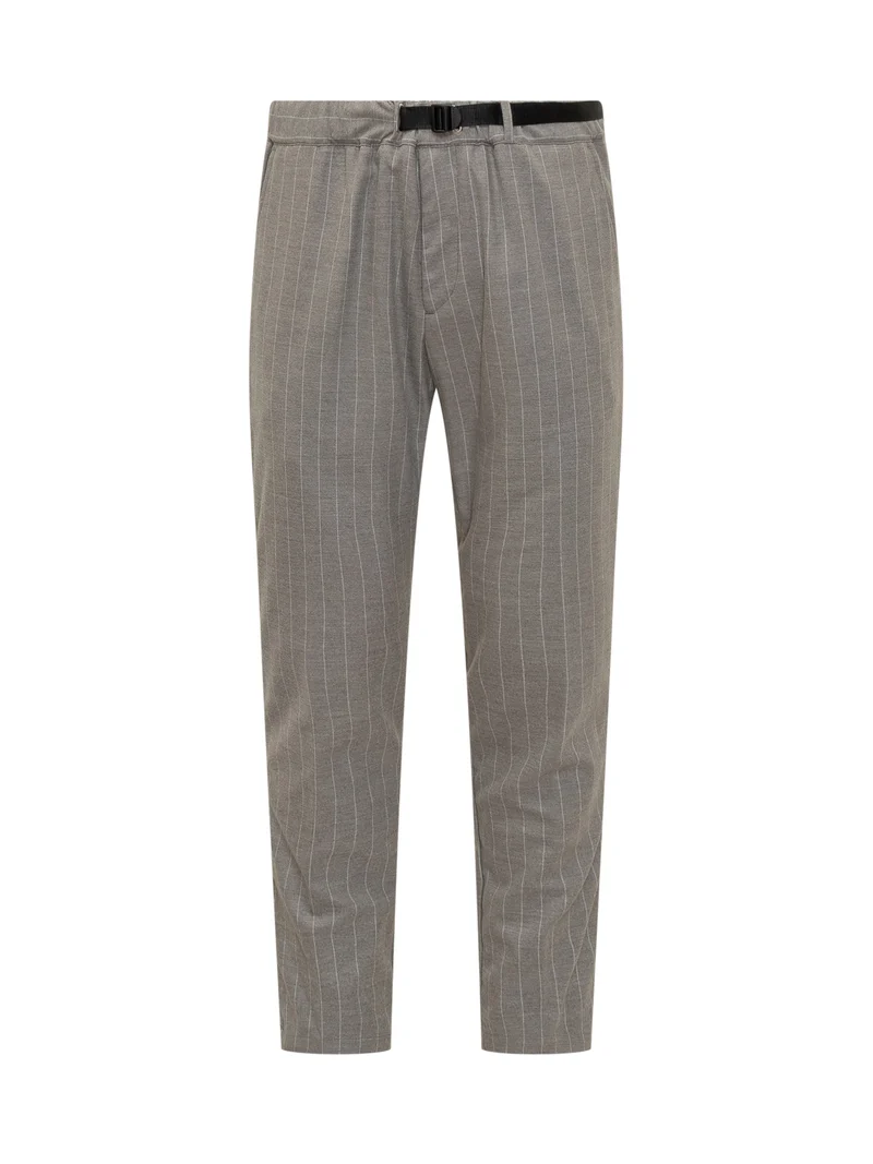 Pantaloni a Righe con Cintura Whitesand