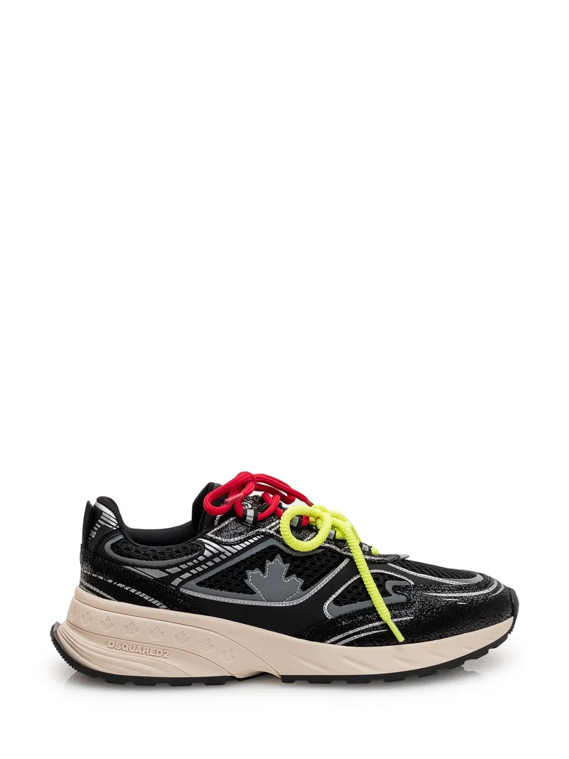 Sneaker Crackle con dettagli a contrasto